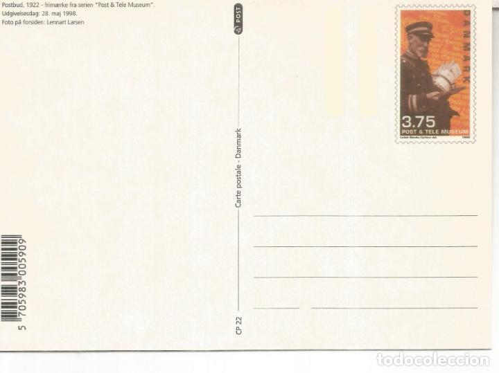 Sellos: DINAMARCA ENTERO POSTAL CARTERO POSTMAN - Foto 2