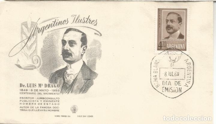 Sellos: ARGENTINA SPD LUIS M DRAGO 1959 - Foto 1