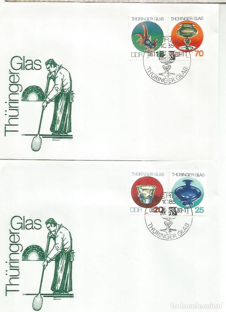 Selos: ALEMANIA DDR VIDRIO GLASS ARTE