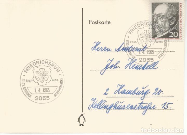 Selos: ALEMANIA FRIEDRICHSRUH 1965 OTTO VON BISMARCK