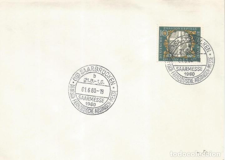 Francobolli: ALEMANIA SAARBRUCKEN 1960 FERIA FRANCO ALEMANA