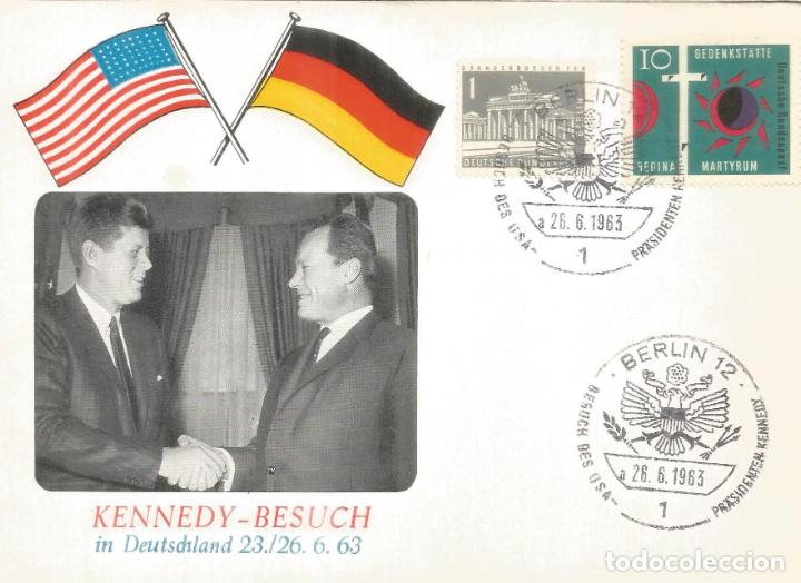 Francobolli: ALEMANIA BERLIN PRESIDENTE J F KENNEDY USA