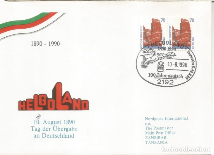 Timbres: ALEMANIA HELGOLAND 1990 GEOLOGIA GEOLOGY