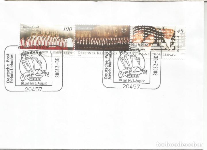 Timbres: ALEMANIA HAMBURG CRUISE DAYS 2008 PAQUEBOT SHIP