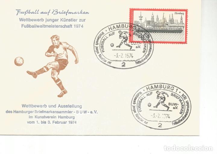 Francobolli: ALEMANIA HAMBURG FUTBOL FOOTBALL 1974