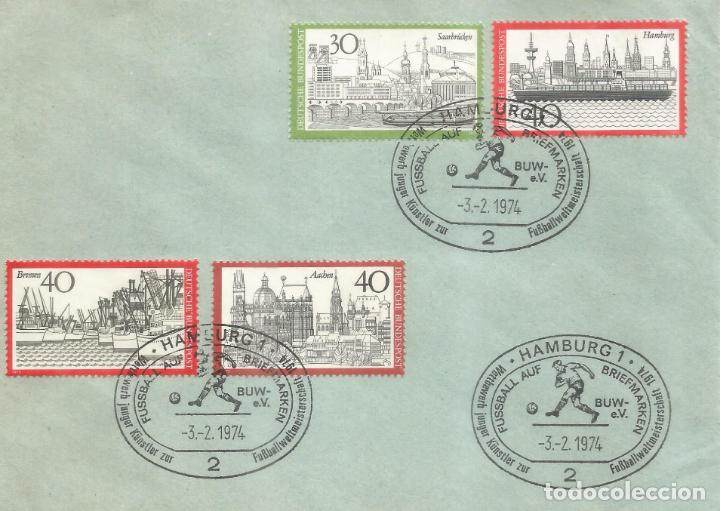 Francobolli: ALEMANIA HAMBURG MAT FUTBOL FOOTBALL