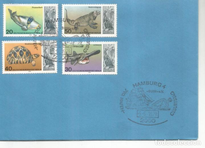 Stamps: ALEMANIA HAMBURG SELLOS FAUNA ZOO BERLIN MAT BARCO VELA