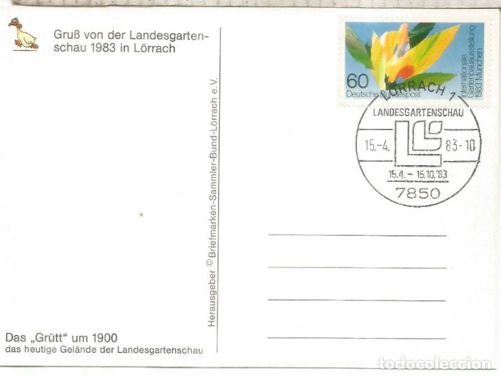 Stamps: ALEMANIA LURRACH 1983 GARDEN JARDINERIA FLOR FLOWER