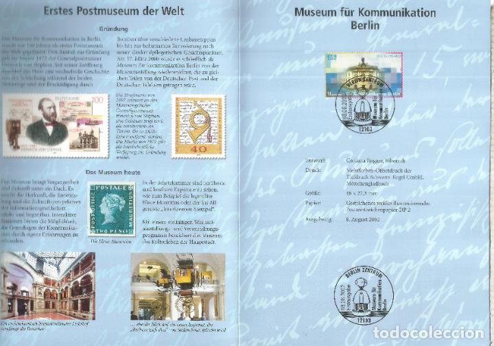 Stamps: ALEMANIA BERLIN MUSEO DE COMUNICACIONES TELECOM