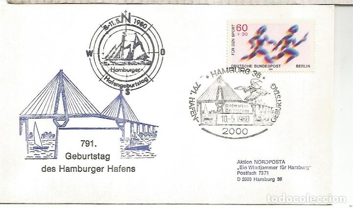Stamps: ALEMANIA HAMBURG PUENTE BRIDGE