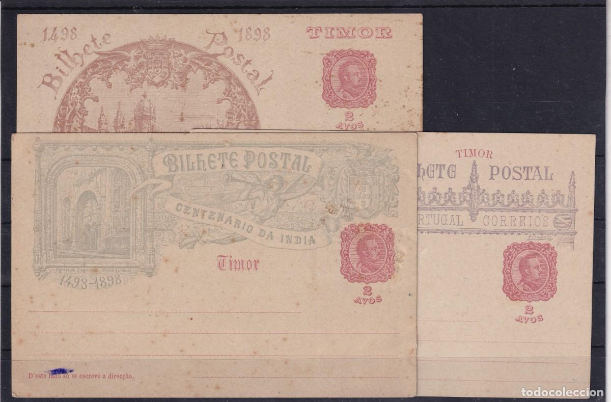 Sellos: Timor. Conjunto de 3 Enteros Postales diferentes - Foto 1