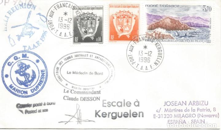 Stamps: ANTARTIDA ANTARCTIC TAAF MARION DUFRESNE 1996 PORT AUX FRAN&Ccedil;AIS