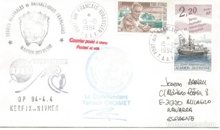 Stamps: ANTARTIDA ANTARCTIC TAAF MARION DUFRESNE 1994 PORT AUX FRAN&Ccedil;AIS OP 94-4
