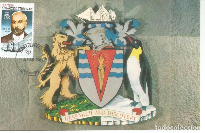 Sellos: ANTARTICA ANTARCTIC BAT ARGENTINE ISLAND BRUCE AND SHIP SCOTIA