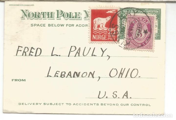 Stamps: NORUEGA ESTADOS UNIDOS 1924 VUELO TRANSPOLAR TRANS POLAR FLIGHT EXPEDITION