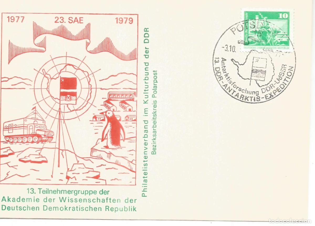 Sellos: ANTARTIDA ANTARCTIC ALEMANIA DDR POTSDAM EXPEDICIONES