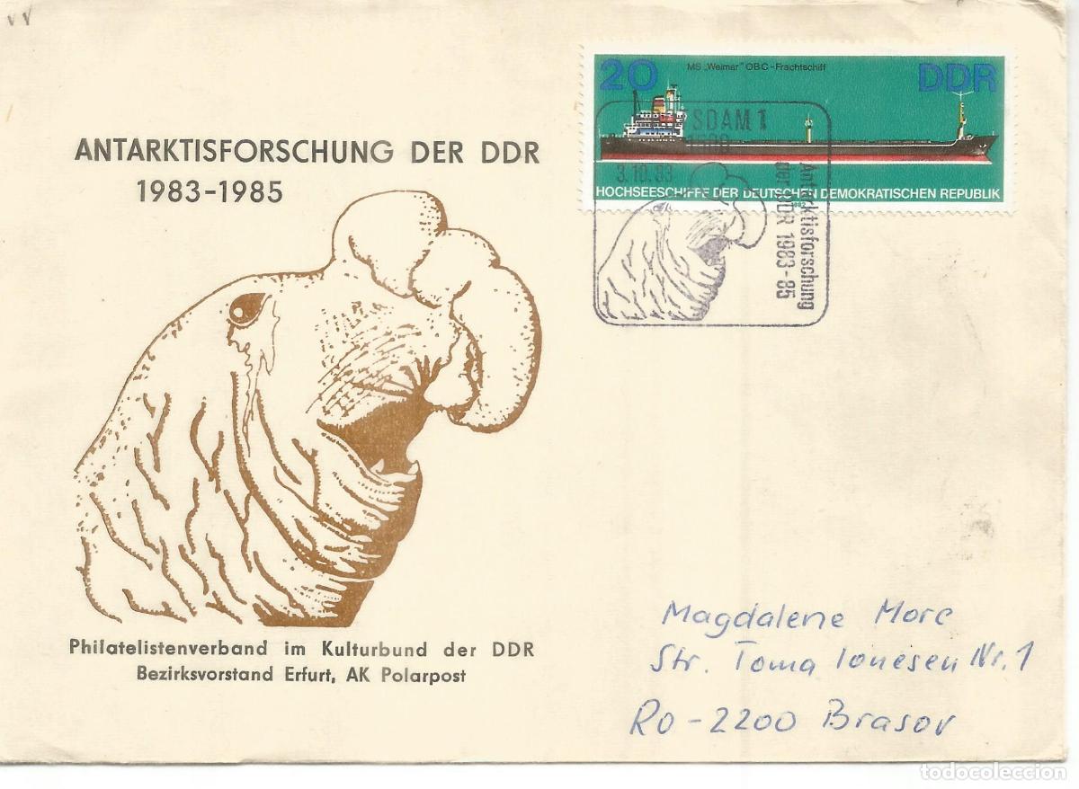 Sellos: ANTARTIDA ANTARCTIC ALEMANIA DDR POTSDAM FAUNA