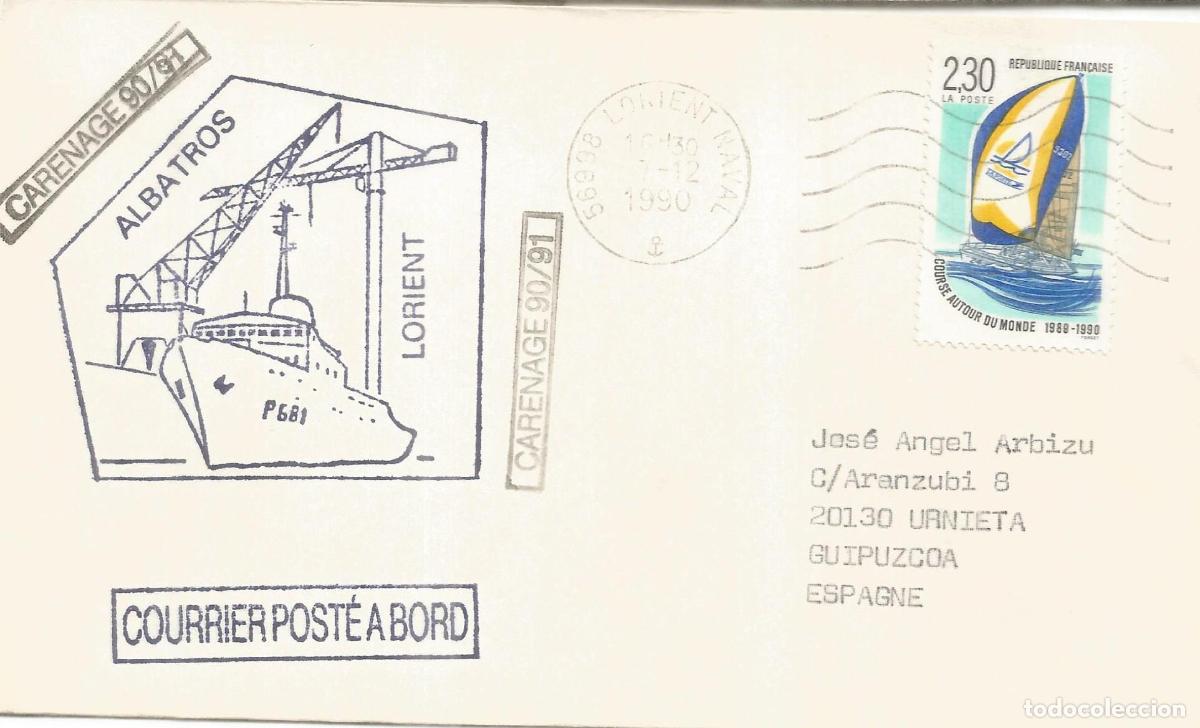 Sellos: ANTARTIDA ANTARCTIC TAAF 1990 CARENAGE BUQUE PATROUILLEUR AUSTRAL ALBATROS PAQUEBOT