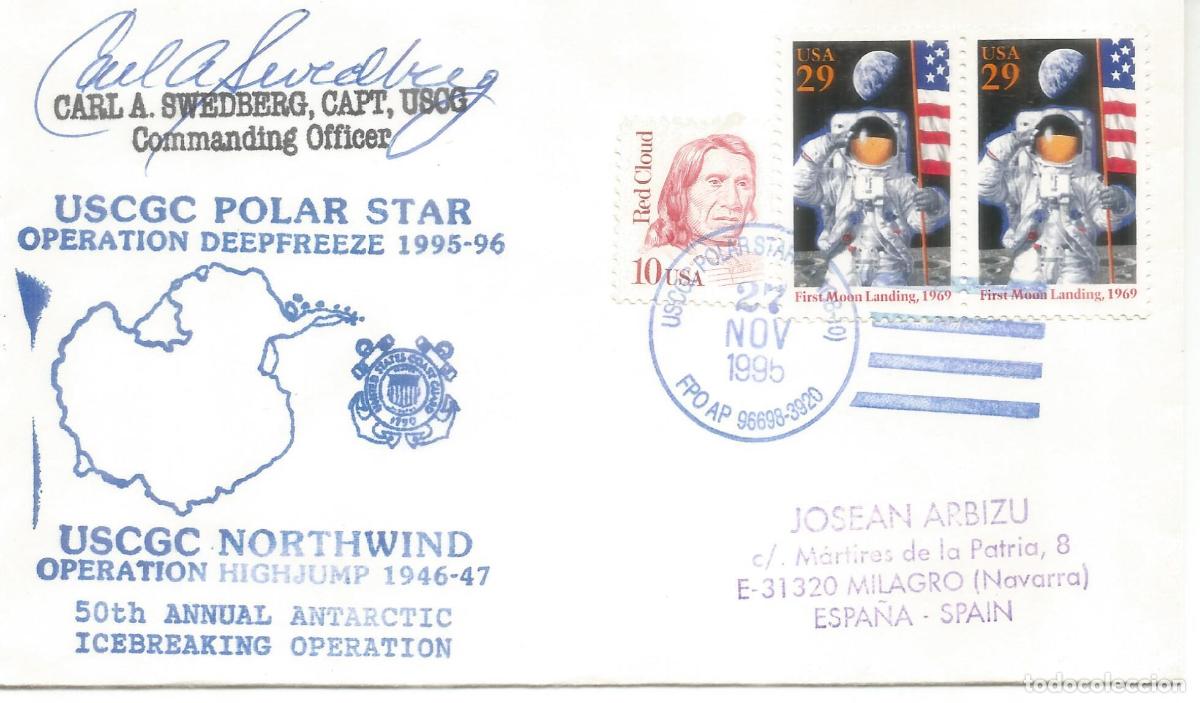 Sellos: ANTARTIDA ANTARCTIC USA 1995 USGC POLAR STAR