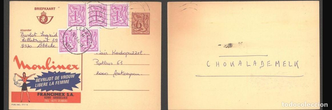 Stamps: BELGICA BELGIUM PUBLIBEL 2717N MOULINEX ELECTRICIDAD ELECTRODOMESTICO