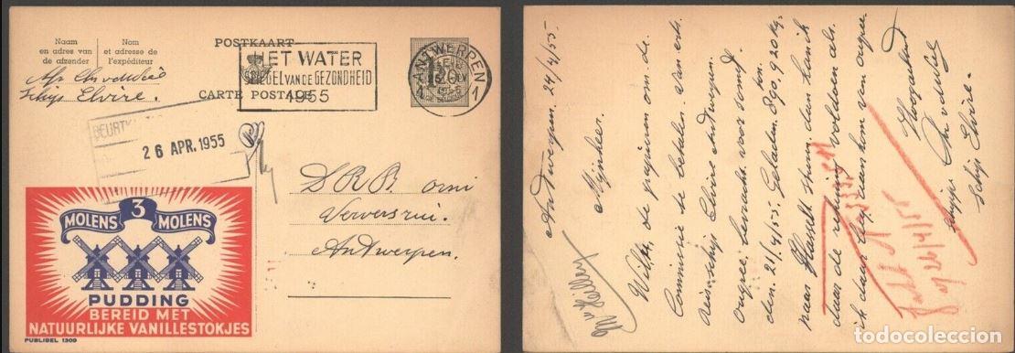 Francobolli: BELGICA BELGIUM PUBLIBEL 1309 PUDDING MOLINO DE VIENTO WINDMILL