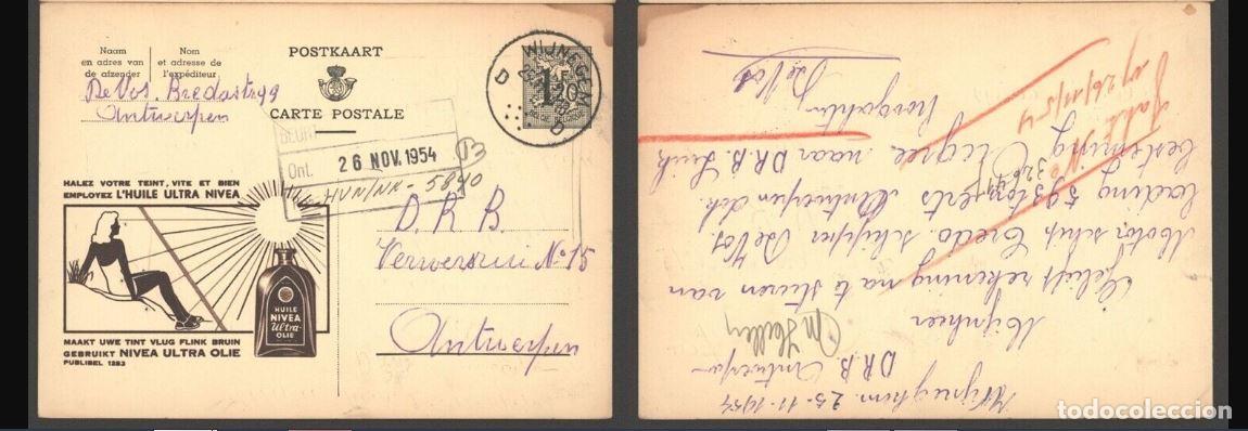 Francobolli: BELGICA BELGIUM PUBLIBEL 1283 CREMA SOLAR NIVEA SUN FARMACIA PHARMACY