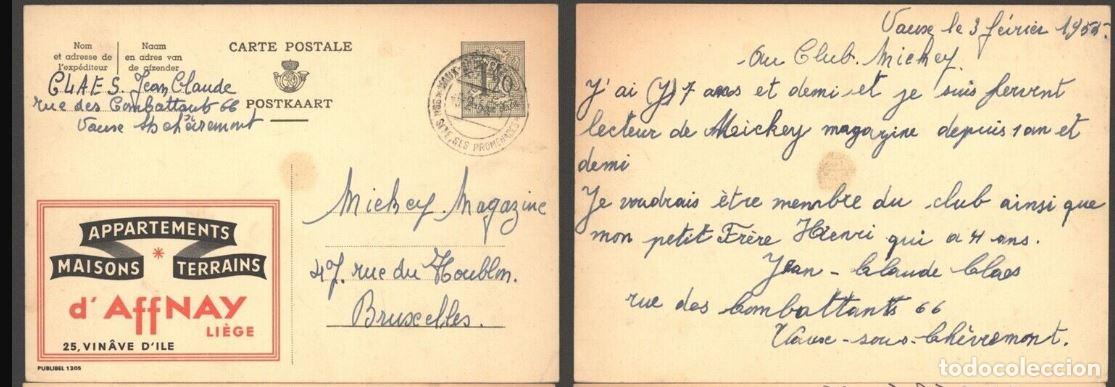 Francobolli: BELGICA BELGIUM PUBLIBEL 1305 APPARTEMENTS D&acute;AFFNAY LIEGE
