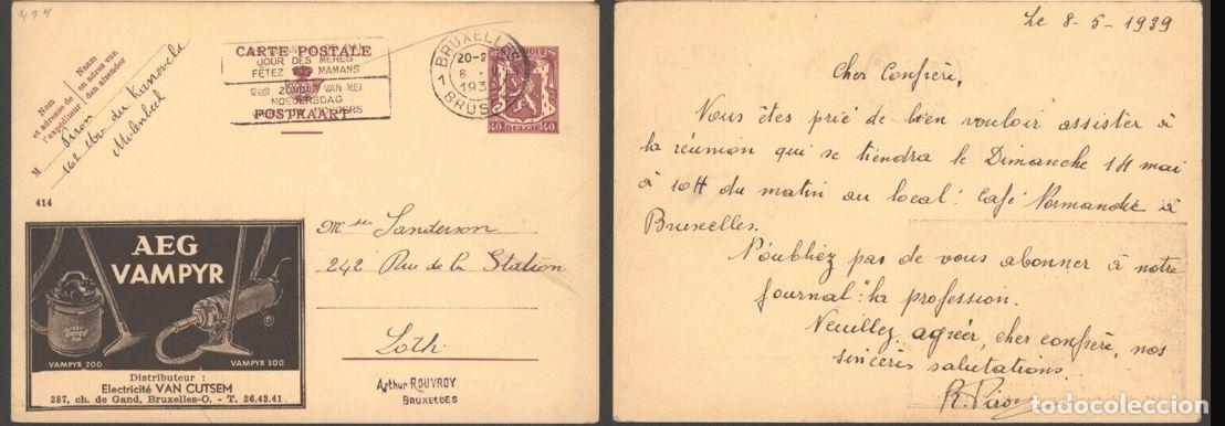 Francobolli: BELGICA BELGIUM PUBLIBEL 414 AEG VAMPYR