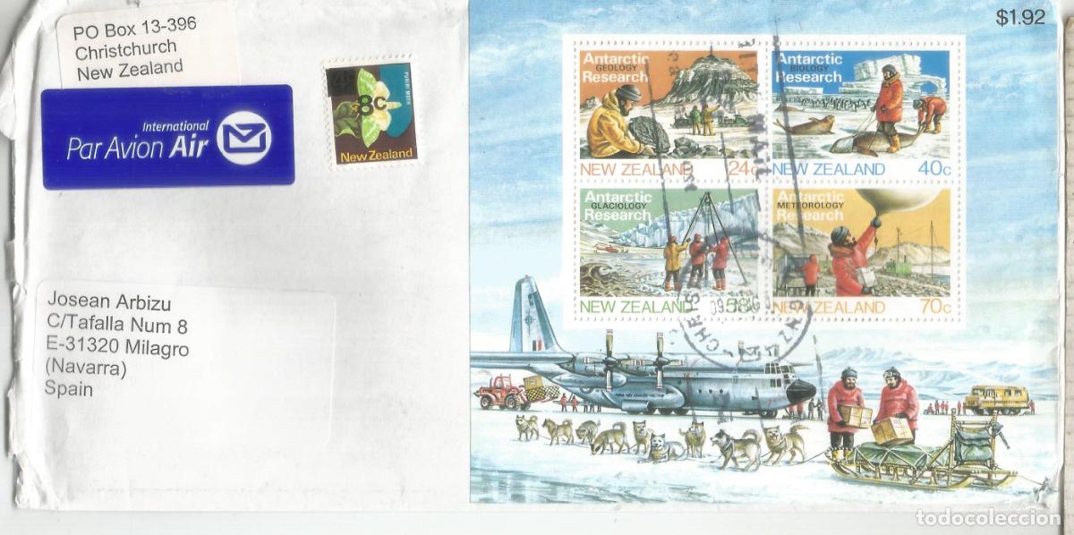 Timbres: ANTARTIDA ANTARCTIC NUEVA ZELANDA INVESTIGACION RESEARCH