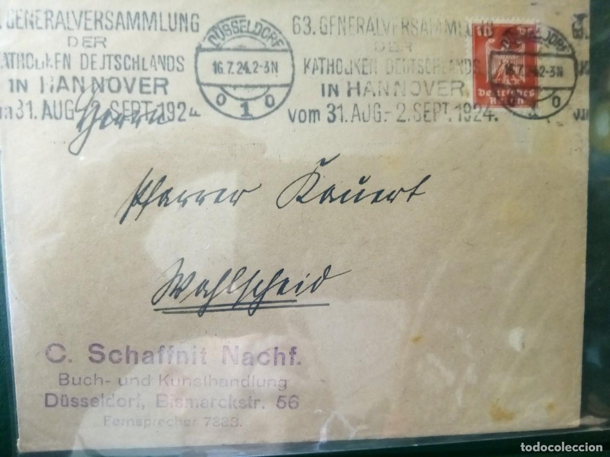 Sellos: Carta Imperio Aleman de 1924 - Foto 1