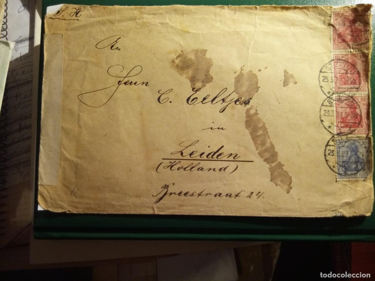 Sellos: Carta Imperio Aleman 1920 - Foto 1