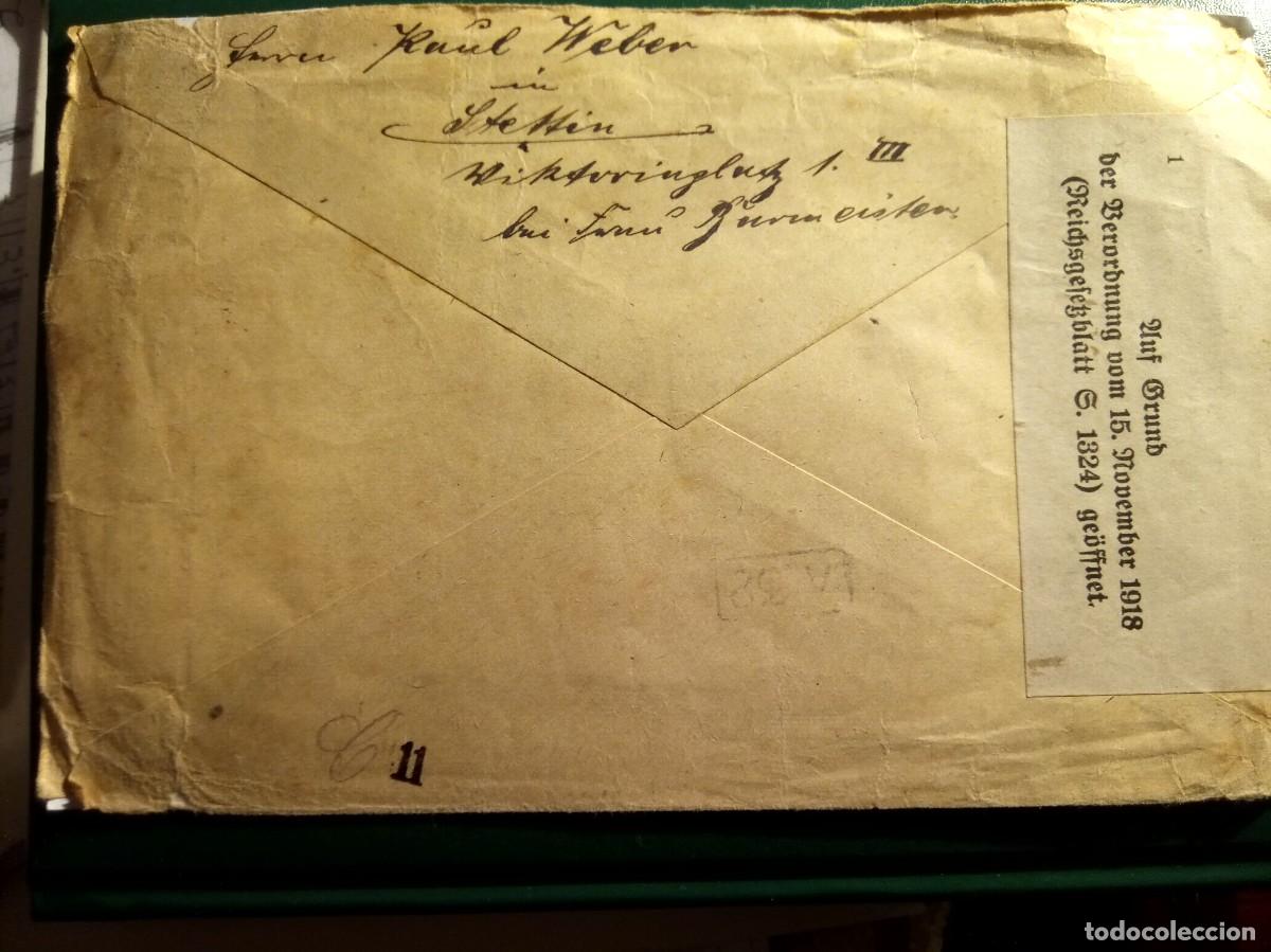 Sellos: Carta Imperio Aleman 1920 - Foto 2
