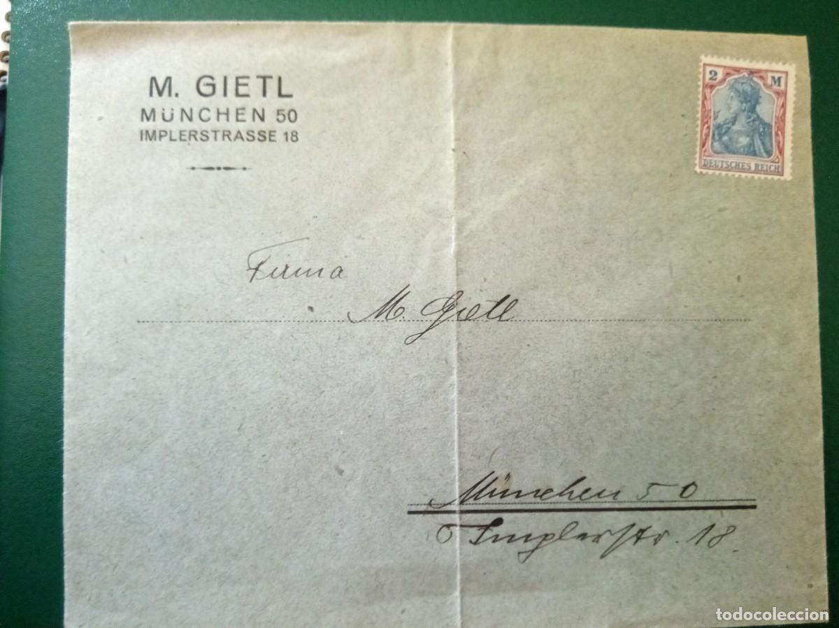 Selos: Carta IMPERIO ALEMAN no enviada