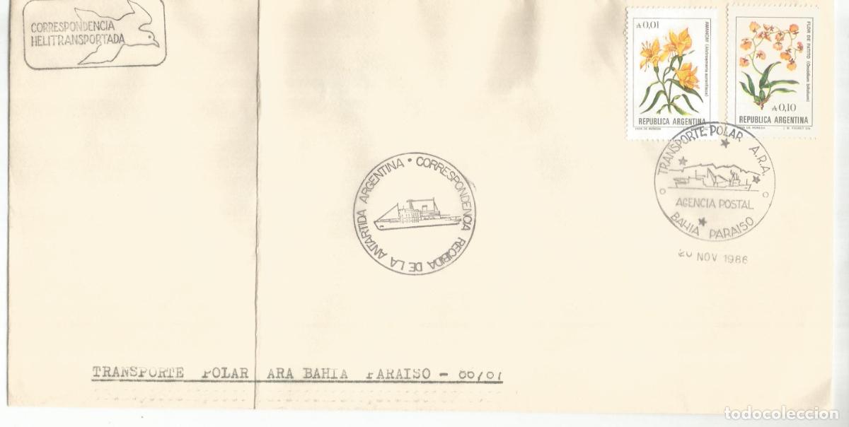 Timbres: ANTARTICA ANTARCTIC ARGENTINA TRANSPORTE ARA BAHIA PARAISO