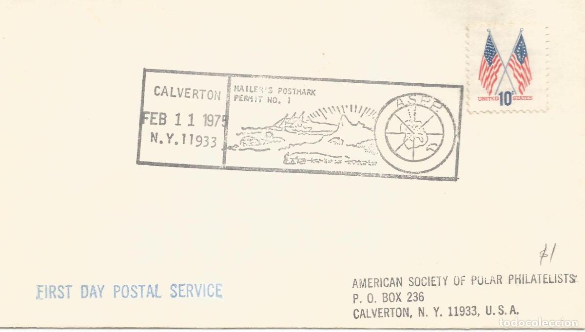 Timbres: ANTARTICA ANTARCTIC ESTADOS UNIDOS USA CALVERTON BYRD EXPEDITION 1975