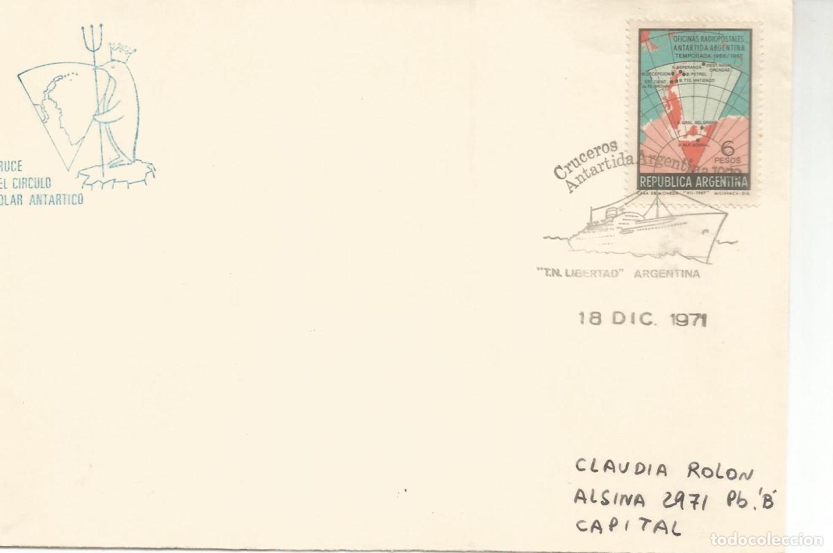 Timbres: ANTARTICA ANTARCTIC ARGENTINA CRUCEROS TN LIBERTAD TURISMO