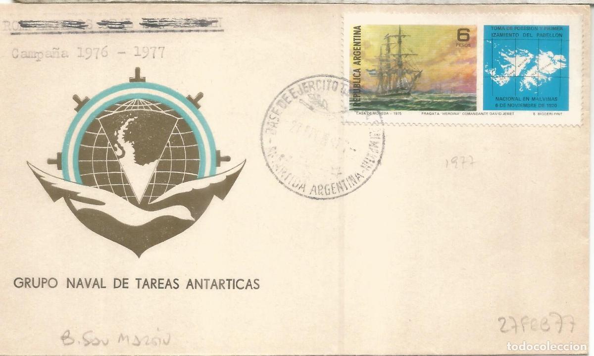 Timbres: ANTARTICA ANTARCTIC ARGENTINA BASE SAN MARTIN