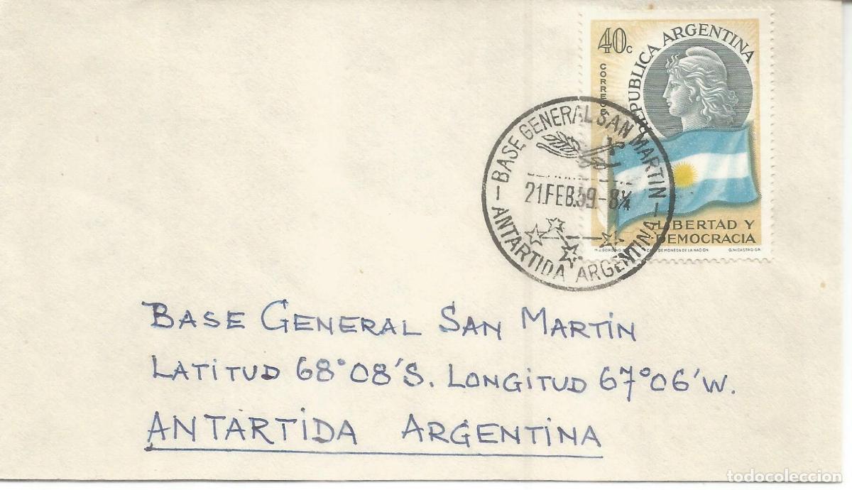 Timbres: ANTARTICA ANTARCTIC ARGENTINA BASE SAN MARTIN 1959