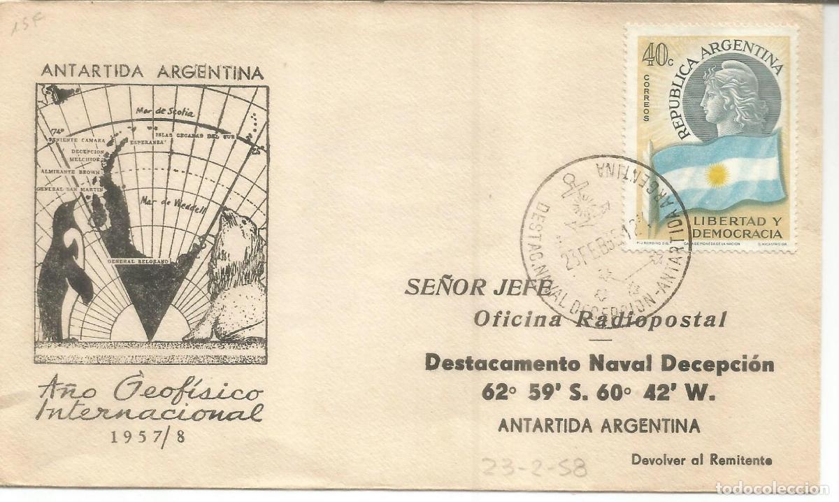 Timbres: ANTARTICA ANTARCTIC ARGENTINA BASE NAVAL DECEPCION