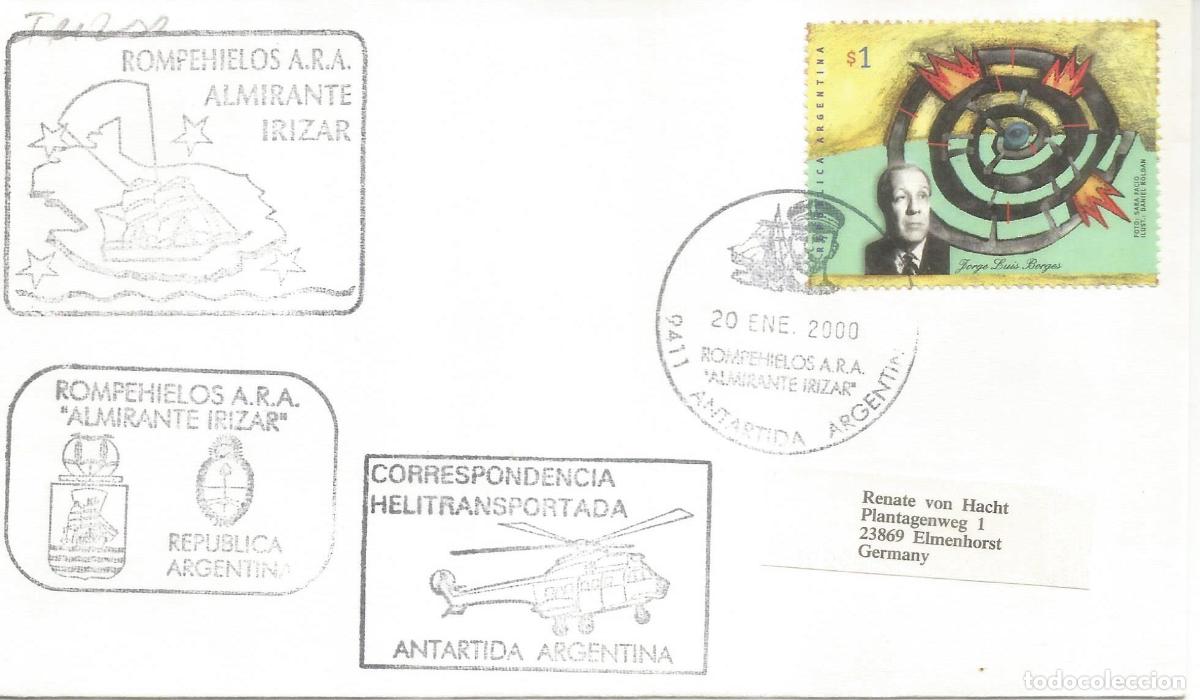 Timbres: ANTARTICA ANTARCTIC ARGENTINA ARA ROMPEHIELOS ALMIRANTE IRIZAR