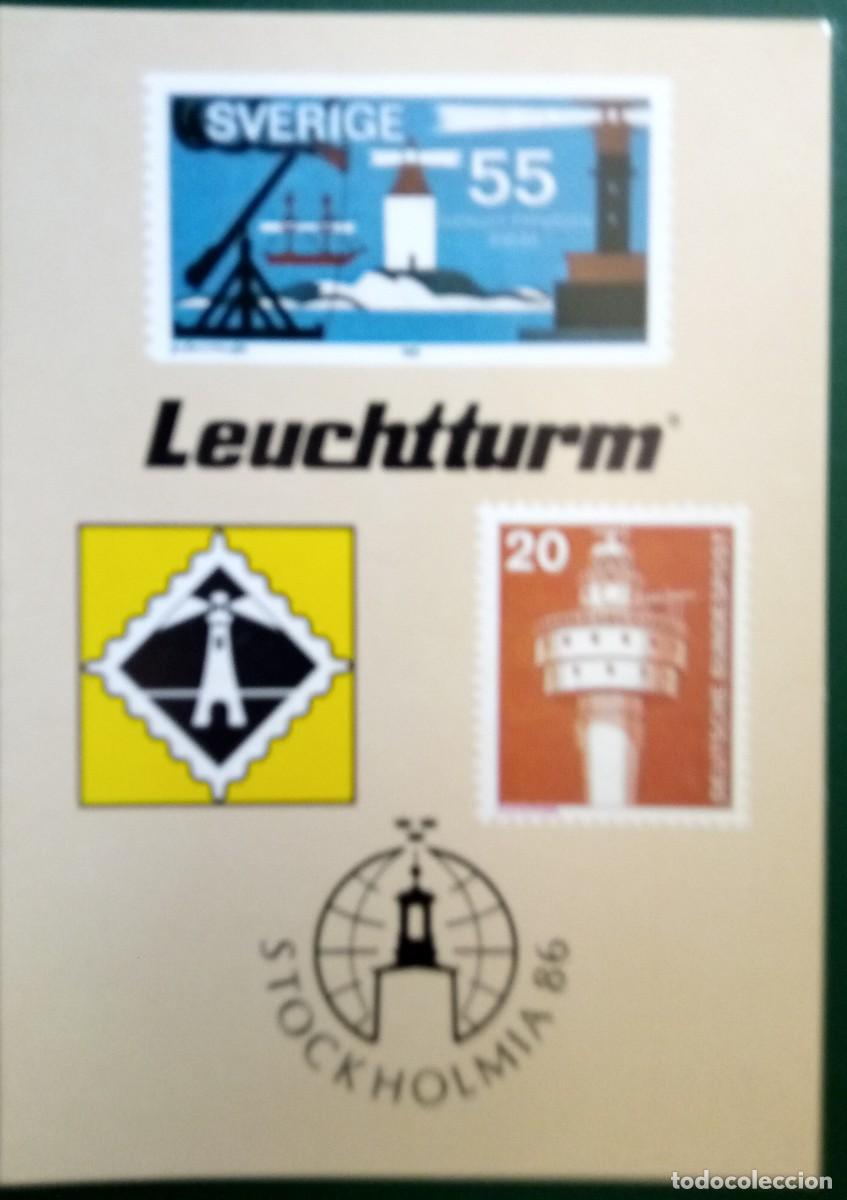 Selos: Postal exposici&oacute;n filatelica STOCKHOLMIA86 en Estocolmo(Suecia)