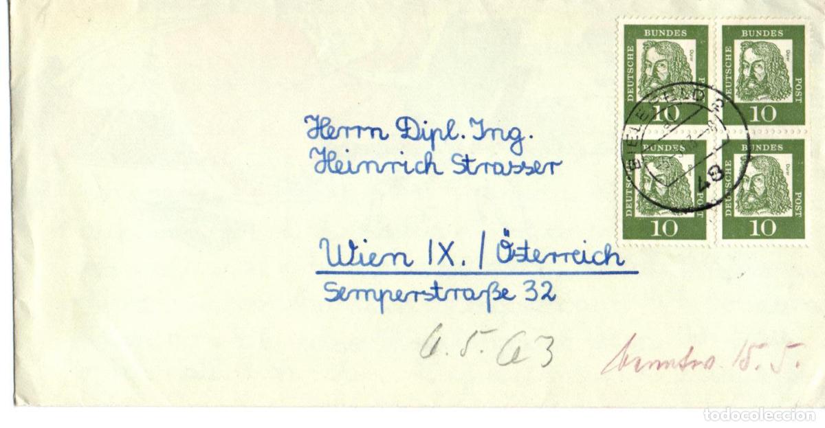 Stamps: ALEMANIA CC BIELEFELD SELLO DURERO DURER ARTE PINTURA