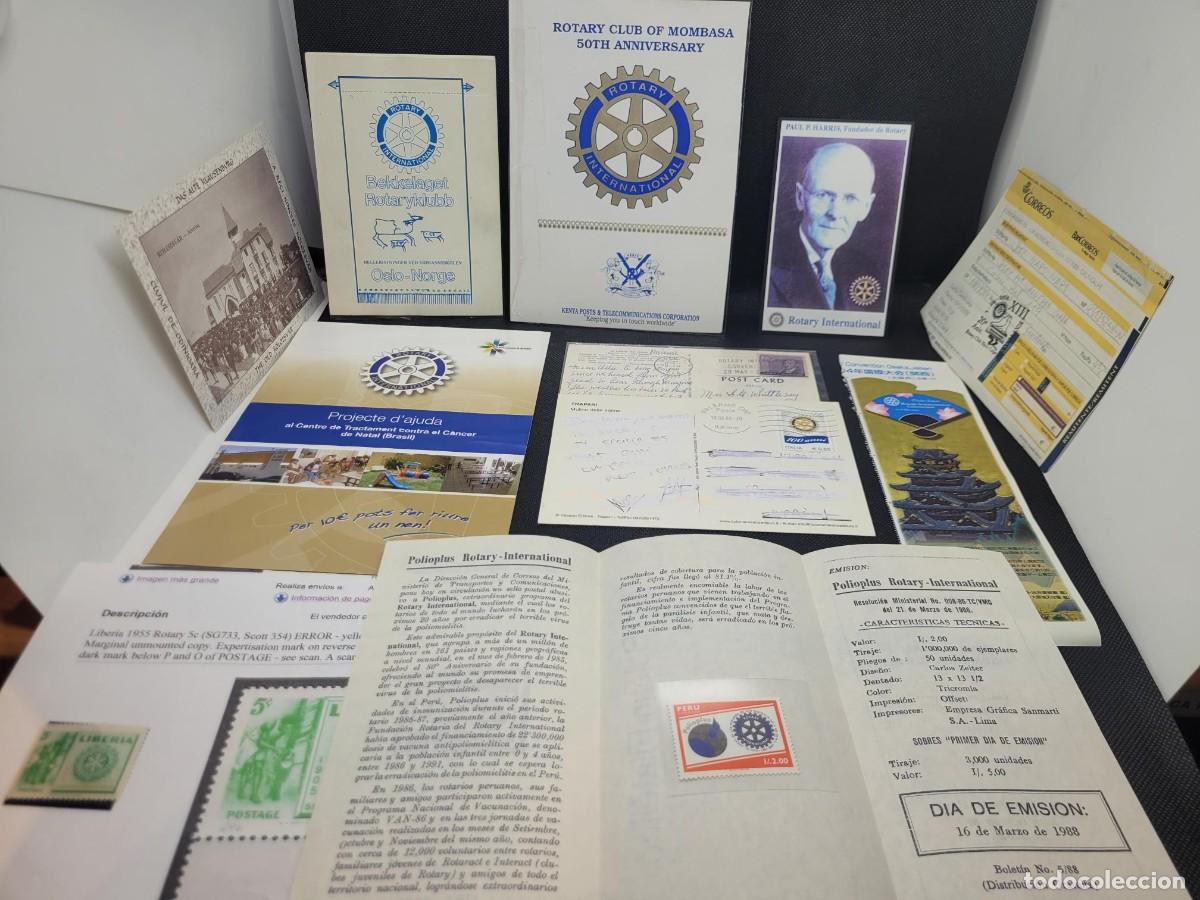 Sellos: Documentaci&oacute;n variada ROTARY INTERNACIONAL lote3 X1 - Foto 1