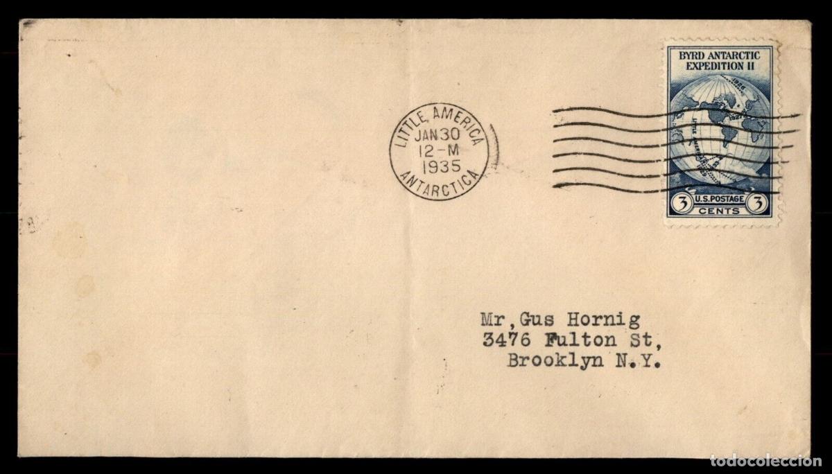 Selos: ANTARTIDA ANTARCTIC USA BASE LITTLE AMERICA 1935 EXPEDICION BYRD