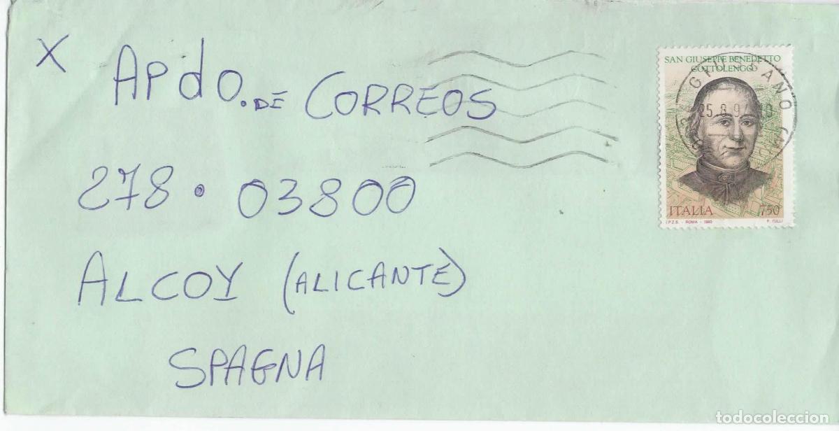 Briefmarken: ITALIA GIUSSANO SELLO SAN GIUSEPPE BENEDETTO COTTOLENGO RELIGION