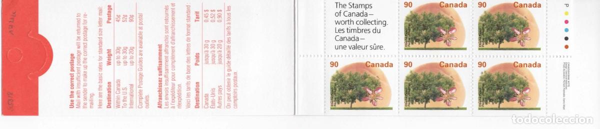 Sellos: CANADA CARNET BOOKLET ARBOL TREE - Foto 2