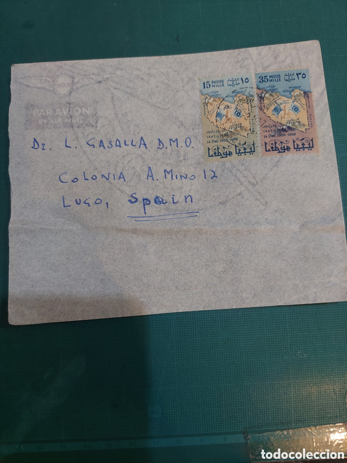 Sellos: Tr&iacute;poli Israel dirigida lugo - Foto 1