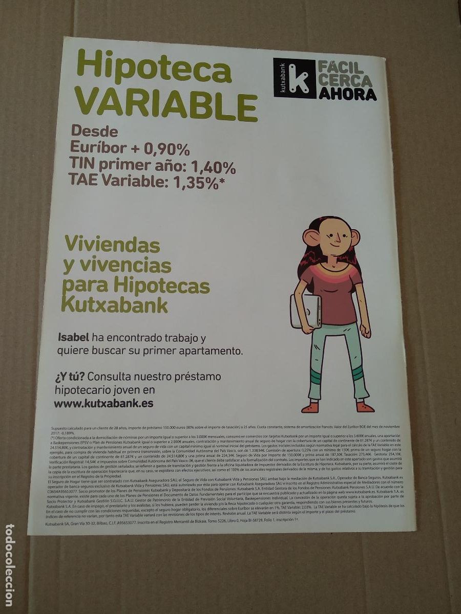 Briefmarken: HOJA REVISTA ATHLETIC CLUB BILBAO PUBLICIDAD KUTXABANK KIROLBET