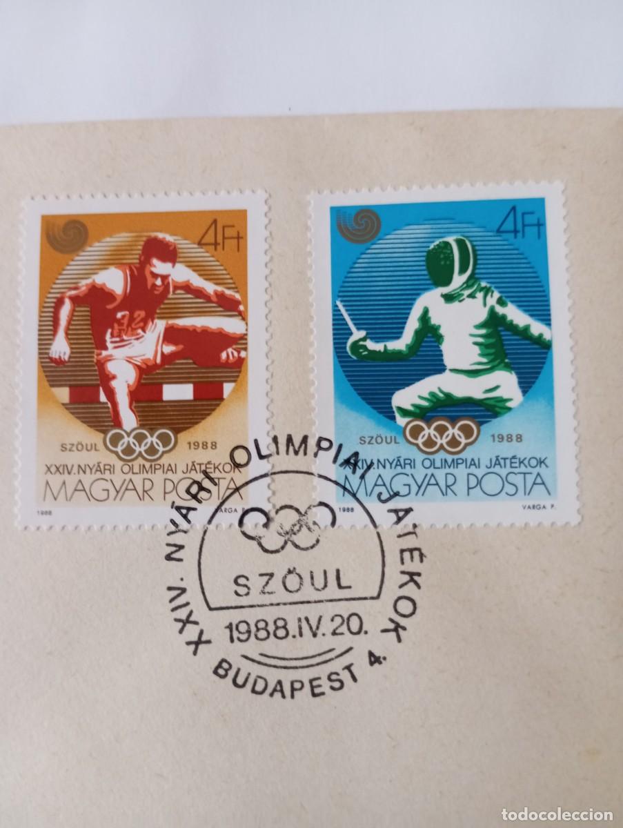 Sellos: OLIMPIADAS, 1988, SPD DE HUNGR&Iacute;A - Foto 2