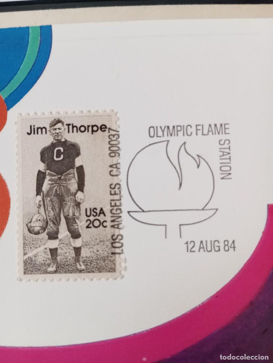 Sellos: OLIMPIADAS, 1984, POSTAL OLIMPICA DE EEUU - Foto 2